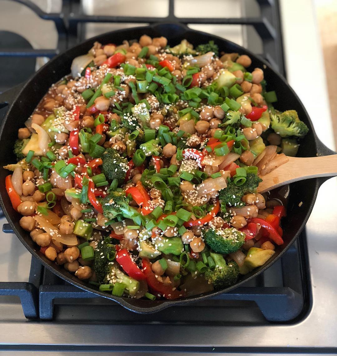 General Tso's Chickpeas